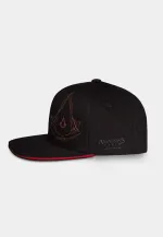 ASSASSIN'S CREED ANIMUS STYLED LOGO BLACK SNAPBACK BASEBALL CAP