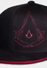 ASSASSIN'S CREED ANIMUS STYLED LOGO BLACK SNAPBACK BASEBALL CAP