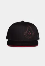 ASSASSIN'S CREED ANIMUS STYLED LOGO BLACK SNAPBACK BASEBALL CAP