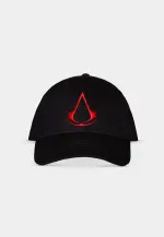 ASSASSIN'S CREED EMBROIDERED RED LOGO BLACK SNAPBACK BASEBALL CAP