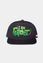 MARVEL COMICS I AM GROOT BLACK SNAPBACK BASEBALL CAP [KIDS]