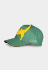 MARVEL COMICS LOKI HORNED HELMET COSPLAY GREEN SNAPBACK BASEBALL CAP