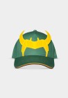 MARVEL COMICS LOKI HORNED HELMET COSPLAY GREEN SNAPBACK BASEBALL CAP