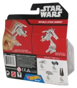 STAR WARS REPUBLIC ATTACK GUNSHIP DIE-CAST & PLASTIC HOT WHEELS VEHICLES