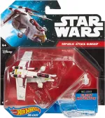 STAR WARS REPUBLIC ATTACK GUNSHIP DIE-CAST & PLASTIC HOT WHEELS VEHICLES