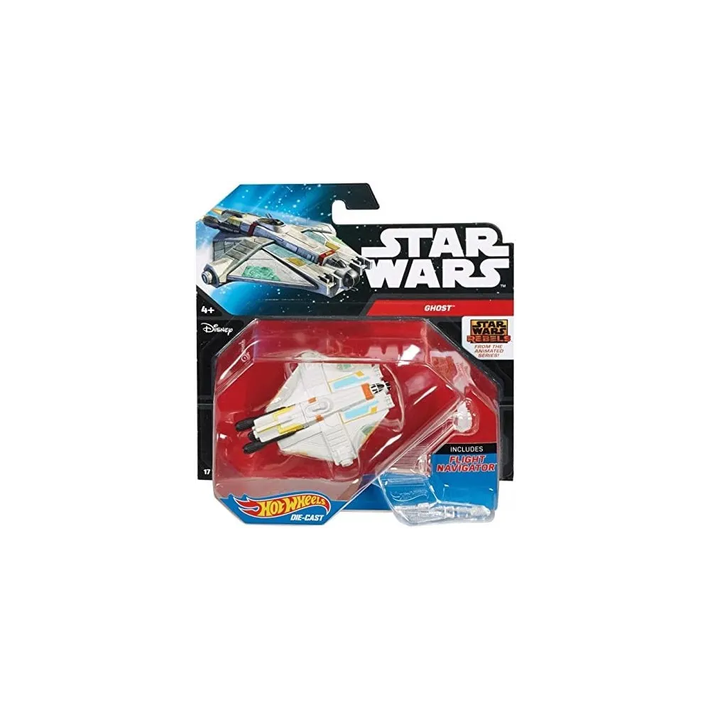 STAR WARS GHOST LIGHT FREIGHTER DIE-CAST & PLASTIC HOT WHEELS VEHICLES