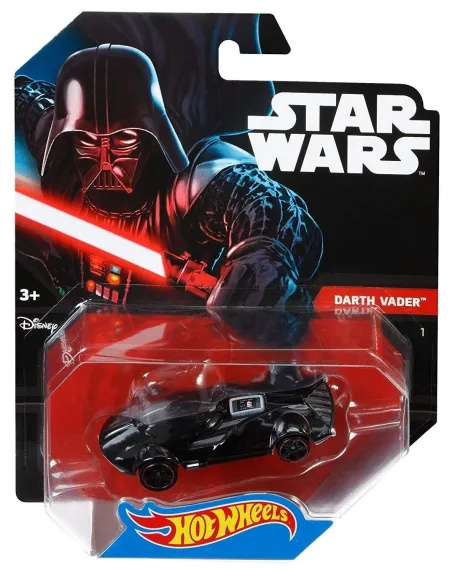 STAR WARS DARTH VADER DIE-CAST & PLASTIC HOT WHEELS VEHICLES