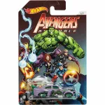 MARVEL AVENGERS ASSEMBLE HULK JADED DIE-CAST & PLASTIC HOT WHEELS VEHICLES [6/7]