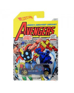 MARVEL THE AVENGERS BLACK PANTHER QOMBEE DIE-CAST & PLASTIC HOT WHEELS VEHICLES [3/7]