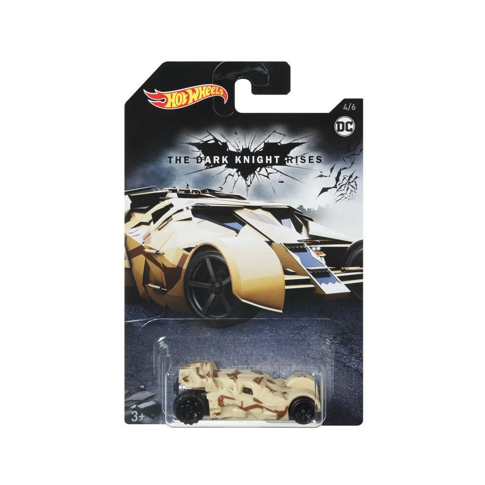 DC COMICS BATMAN THE DARK KNIGHT RISES TUMBLER DIE-CAST & PLASTIC HOT WHEELS VEHICLES [4/6]