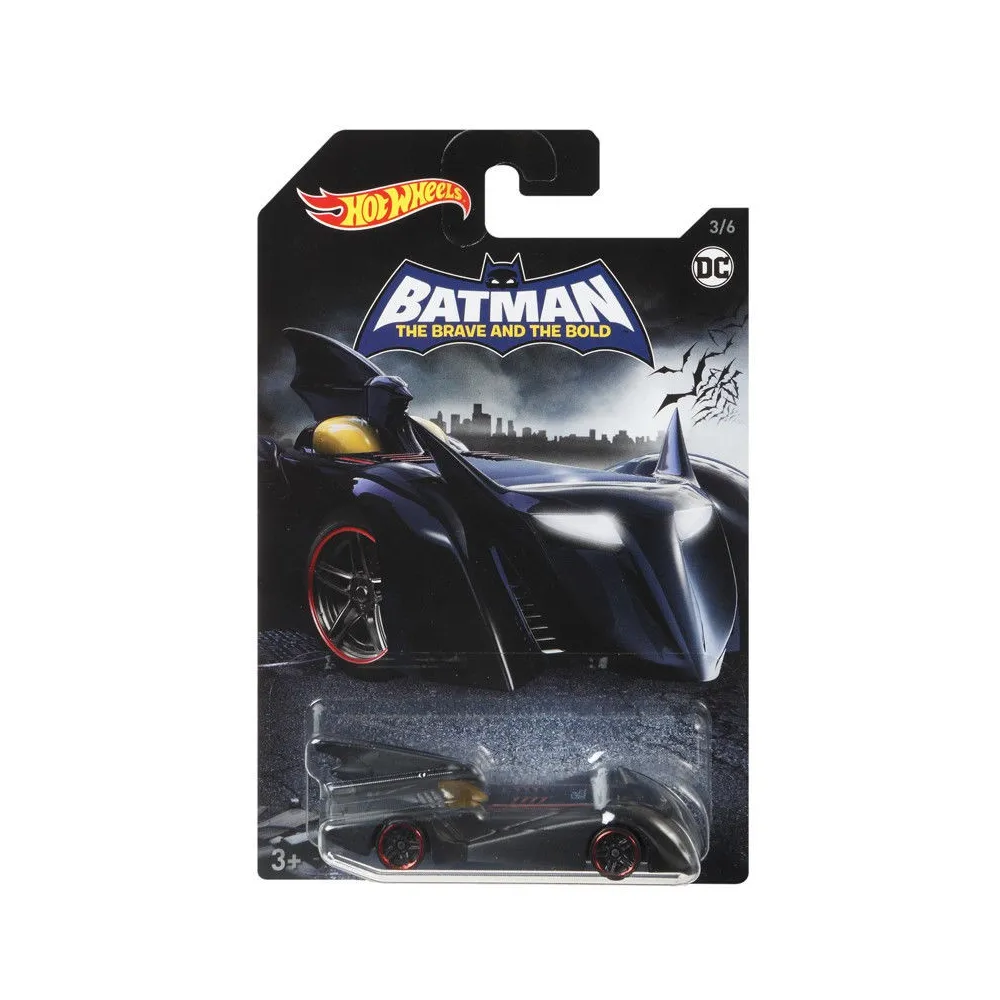 DC COMICS BATMAN THE BRAVE AND THE BOLD BATMOBILE DIE-CAST & PLASTIC HOT WHEELS VEHICLES [3/6]