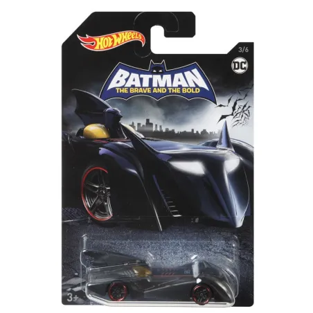 DC COMICS BATMAN THE BRAVE AND THE BOLD BATMOBILE DIE-CAST & PLASTIC HOT WHEELS VEHICLES [3/6]