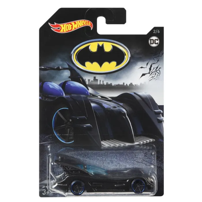 DC COMICS BATMAN BATMOBILE DIE-CAST & PLASTIC HOT WHEELS VEHICLES [2/6]