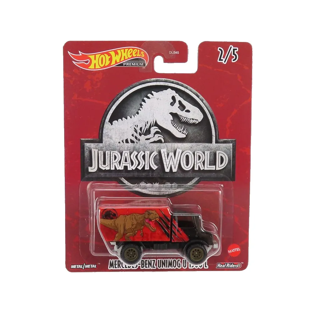 JURASSIC WORLD MERCEDES-BENZ UNIMOG U 1300 L DIE-CAST & PLASTIC HOT WHEELS VEHICLES [2/5]