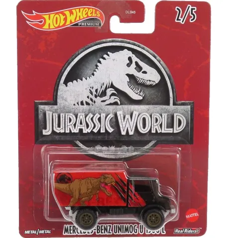 JURASSIC WORLD MERCEDES-BENZ UNIMOG U 1300 L DIE-CAST & PLASTIC HOT WHEELS VEHICLES [2/5]