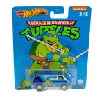 TEENAGE MUTANT NINJA TURTLES 70S VAN DIE-CAST & PLASTIC HOT WHEELS VEHICLES [3/5]