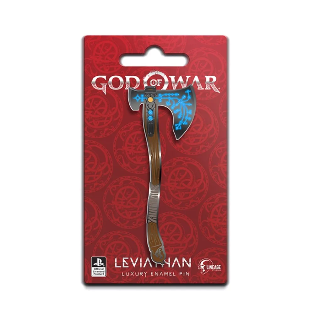 GOD OF WAR LEVIATHAN AXE HARD ENAMEL PIN BADGE