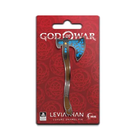 GOD OF WAR LEVIATHAN AXE HARD ENAMEL PIN BADGE