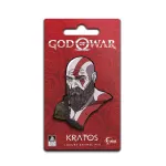 GOD OF WAR KRATOS HARD ENAMEL PIN BADGE