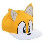 OFFICIAL SONIC THE HEDGEHOG TAILS FACE YELLOW SNAPBACK BASEBALL CAP