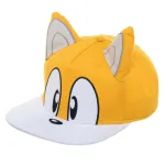 OFFICIAL SONIC THE HEDGEHOG TAILS FACE YELLOW SNAPBACK BASEBALL CAP