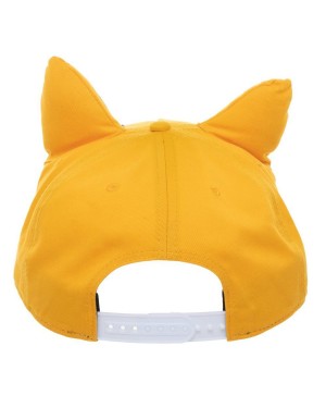 OFFICIAL SONIC THE HEDGEHOG TAILS FACE YELLOW SNAPBACK BASEBALL CAP