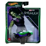 MARVEL COMICS SHE-HULK DIE-CAST & PLASTIC HOT WHEELS VEHICLES