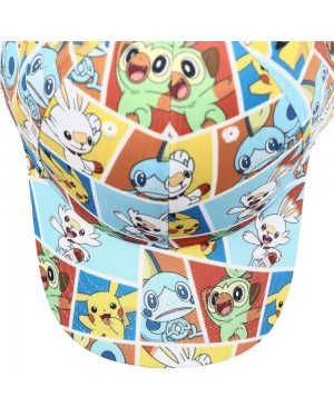 POKEMON SWORD AND SHIELD STARTERS WITH PIKACHU COLLAGE SNAPBACK BASBEALL CAP HAT