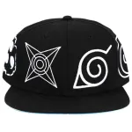 NARUTO SHIPPUDEN VILLAGE SYMBOLS SNAPBACK BASBEALL CAP HAT