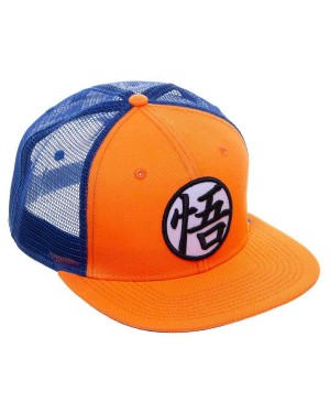 DRAGON BALL Z KANJI GO GOKU ORANGE SNAPBACK BASBEALL CAP HAT