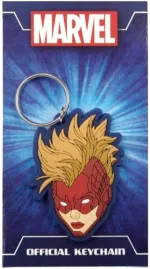 MARVEL COMICS CAPTAIN MARVEL RUBBER PVC KEYRING