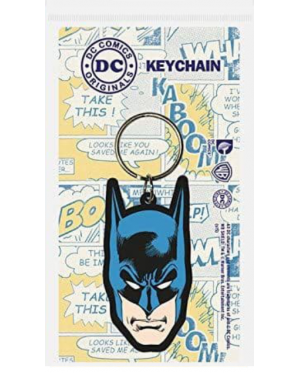 DC COMICS BATMAN MASK RUBBER PVC KEYRING