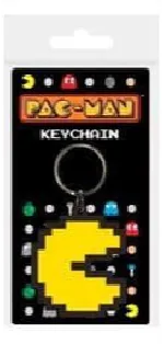 PAC-MAN RUBBER PVC KEYRING