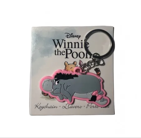 WINNIE THE POOH EEYORE RUBBER PVC KEYRING