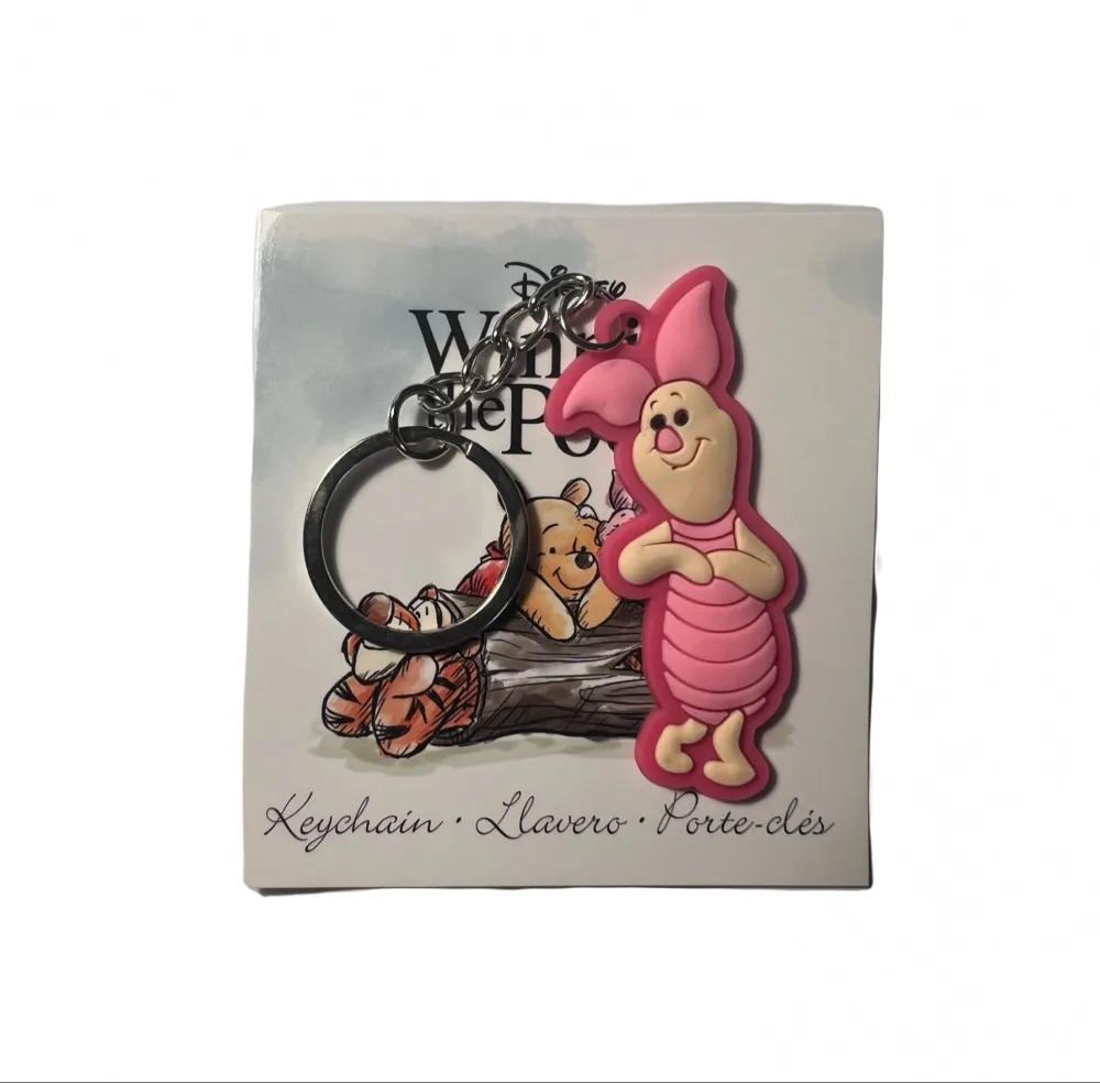 WINNIE THE POOH PIGLET RUBBER PVC KEYRING