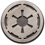 STAR WARS THE GALACTIC EMPIRE SYMBOL PEWTER PIN BADGE