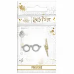 HARRY POTTER HARRY'S GLASSES AND SCAR PIN BADGE (SET OF 2)