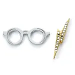 HARRY POTTER HARRY'S GLASSES AND SCAR PIN BADGE (SET OF 2)