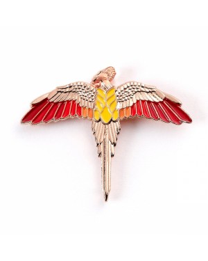 HARRY POTTER DUMBLEDORE'S FAWKES THE PHOENIX PIN BADGE