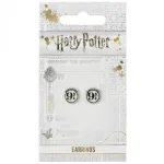 HARRY POTTER PLATFORM 9/34 SILVER PLATED PAIR OF STUD EARRINGS