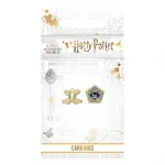 HARRY POTTER HONEYDUKES CHOCOLATE FROG SILVER PLATED PAIR OF STUD EARRINGS