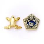 HARRY POTTER HONEYDUKES CHOCOLATE FROG SILVER PLATED PAIR OF STUD EARRINGS