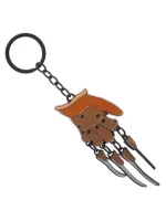 A NIGHTMARE ON ELM STREET FREDDY KRUEGER CLAW/ GLOVE METAL KEYRING