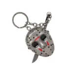 FRIDAY THE 13th JASON VOORHEES HOCKEY MASK METAL KEYRING