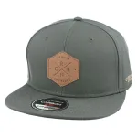 CARBON 212 CRBN PREMIUM COLLECTION MOSS GREEN SNAPBACK CAP