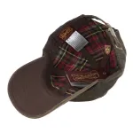 GLADWIN BOND LOGO BROWN RUSTIC STRAPBACK BASEBALL CAP