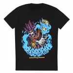 DUNGEONS AND DRAGONS ACERERAK OF THE SCARLET ROBES PRINT BLACK T-SHIRT