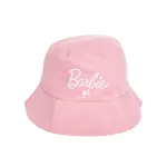 BARBIE ICONIC LOGO EMBROIDERED PINK BUCKET HAT