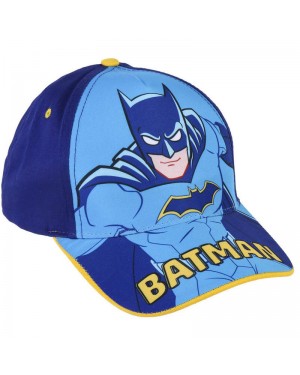DC COMICS BATMAN FACE BLUE BASEBALL CAP [KIDS]