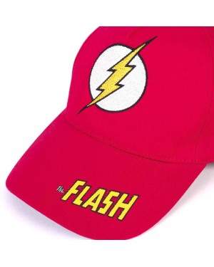 DC COMICS THE FLASH SYMBOL RED BASEBALL CAP [KIDS]